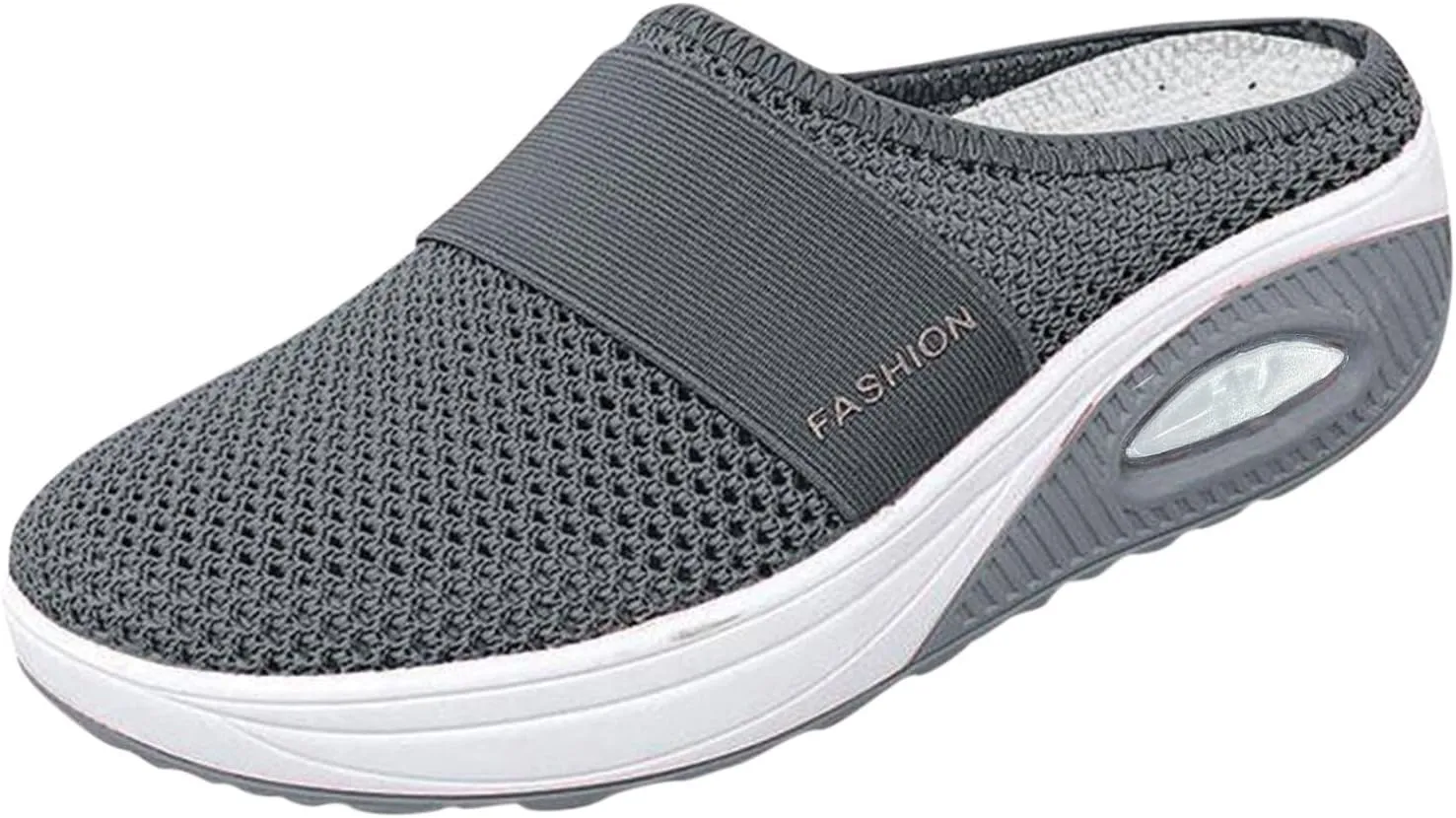 Womens Tennis Slipper Sneakers Breathable Fitness Shoes Slingback Lightweight Running Shoes Casual Platform Gym Sports Slip-Ons Memory Foam Orthopedic Wedges