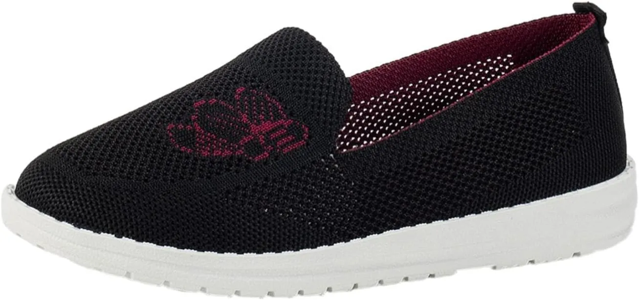 Womens Walking Shoes Slip On Arch Support Zapatos De Trabajo para Mujeres Confortables Black and White Gym Shoes Women Womens White Platform Sneakers Womens Shoes Casual Slip Ons Mules