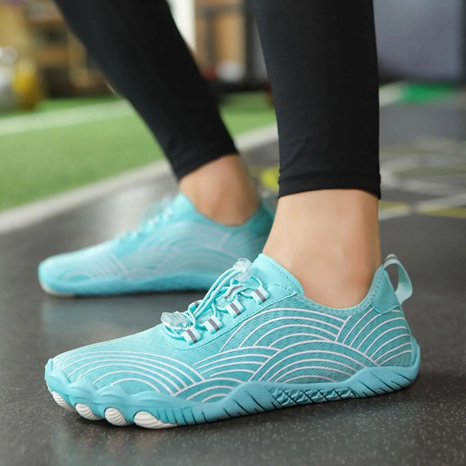 Women's Waterproof Hiking Shoes Pro-Healthy&Non-Slip Breathable Barefoot Shoes Wide Toe Box Grounded Footwear Running Trekking Trail Shoe Cross Trainer Walking Sneakers Beach Swim Footwear Unisex