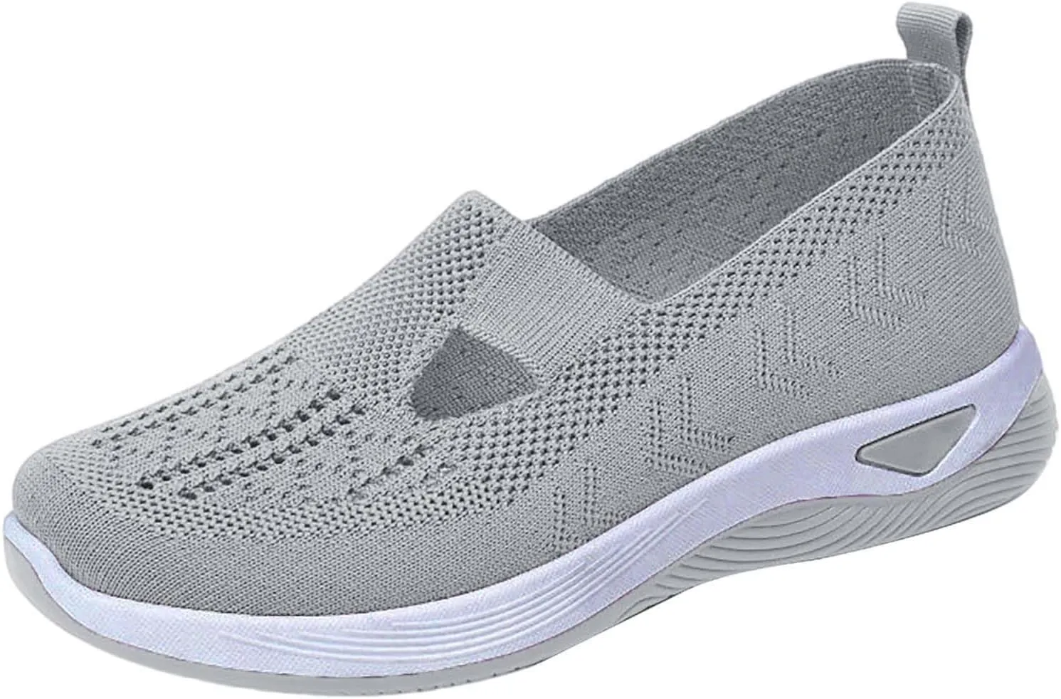 Women's Woven Orthopedic Breathable Soft Shoes Tennis Shoes Womens Sports White Casual Shoes Walking Sneakers Steel Toe Tennis Shoe Loafers Casual Slip On