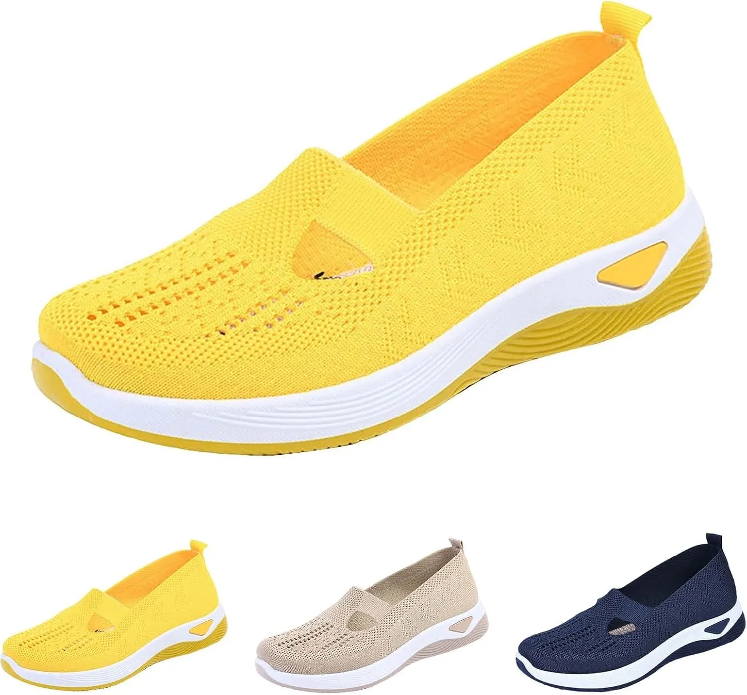 Women's Woven Orthopedic Breathable Soft Sole Womens Tennis Shoes Wide Width Ladies Casual Shoes Men Shoes Sneakers Red Tennis Shoe Loafers Shoe