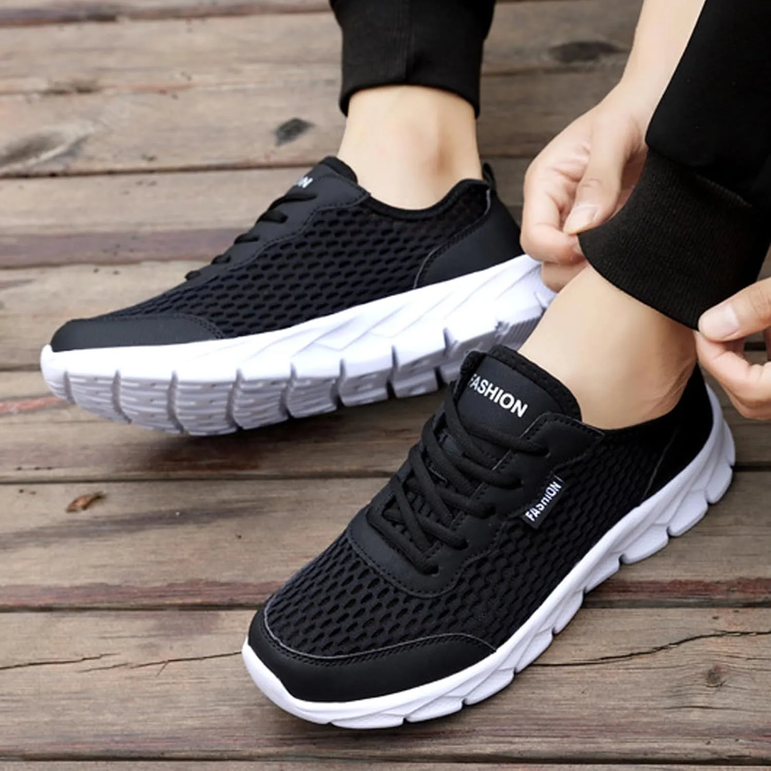 Workout Athletic Sport Shoes for Men Breathable Casual Comfortable Walking Sneaker Men's Business Casual Shoes