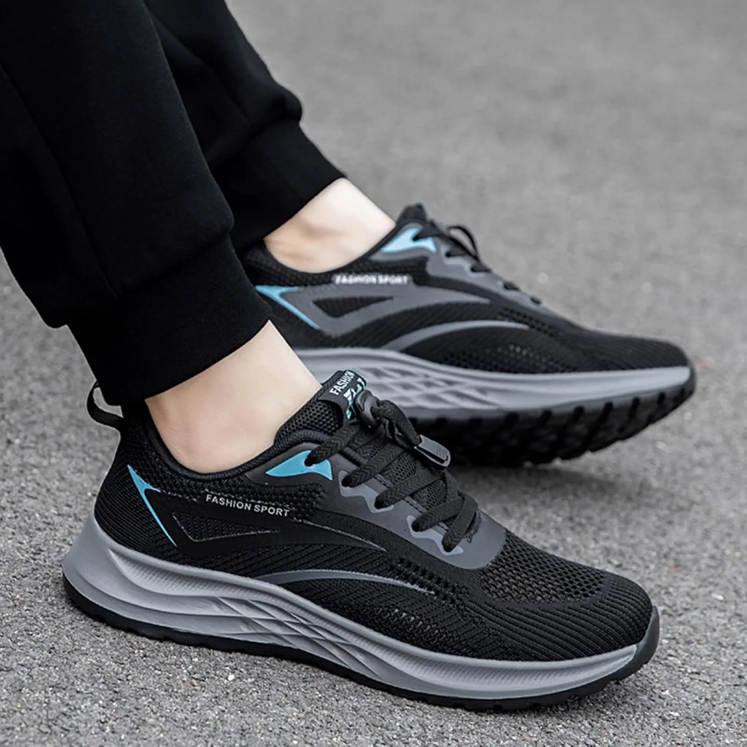 Workout Athletic Sport Shoes for Men Lightweight Breathable Walking Shoe Gym Tennis Men's Business Casual Shoes